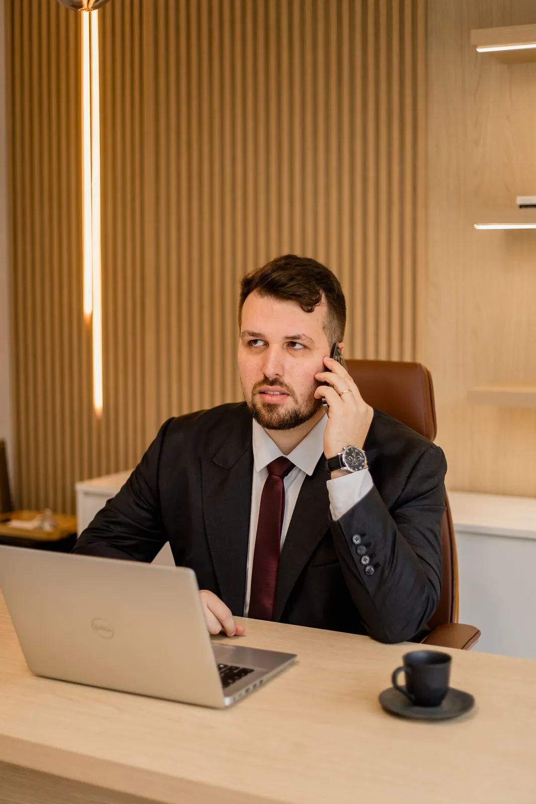 Gabriel Fonseca Bruttomesso em atendimento